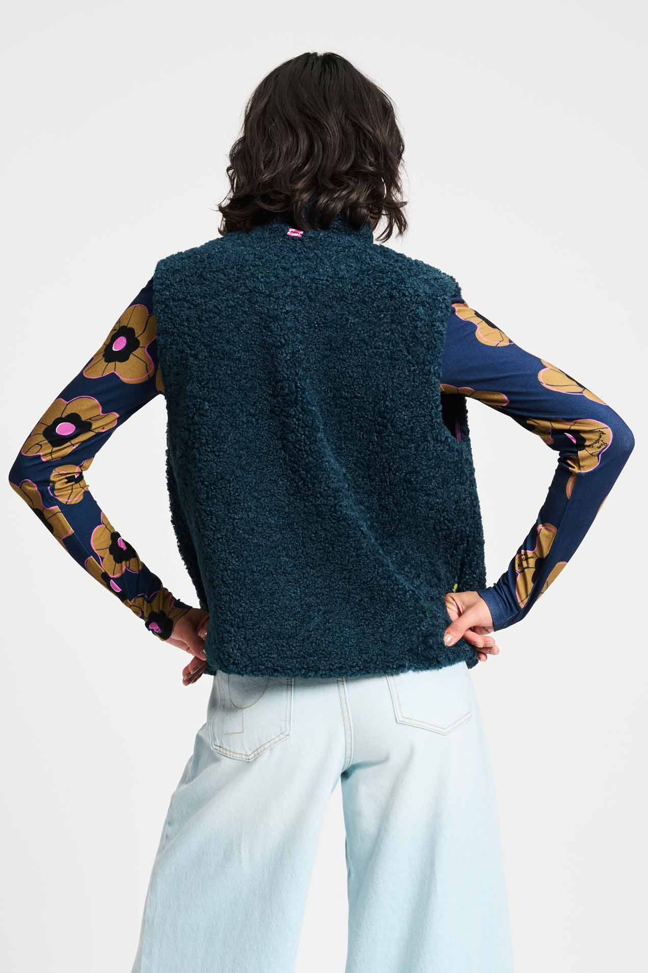GILET - Teddy Love Navy - Donkerblauw - Afbeelding 4