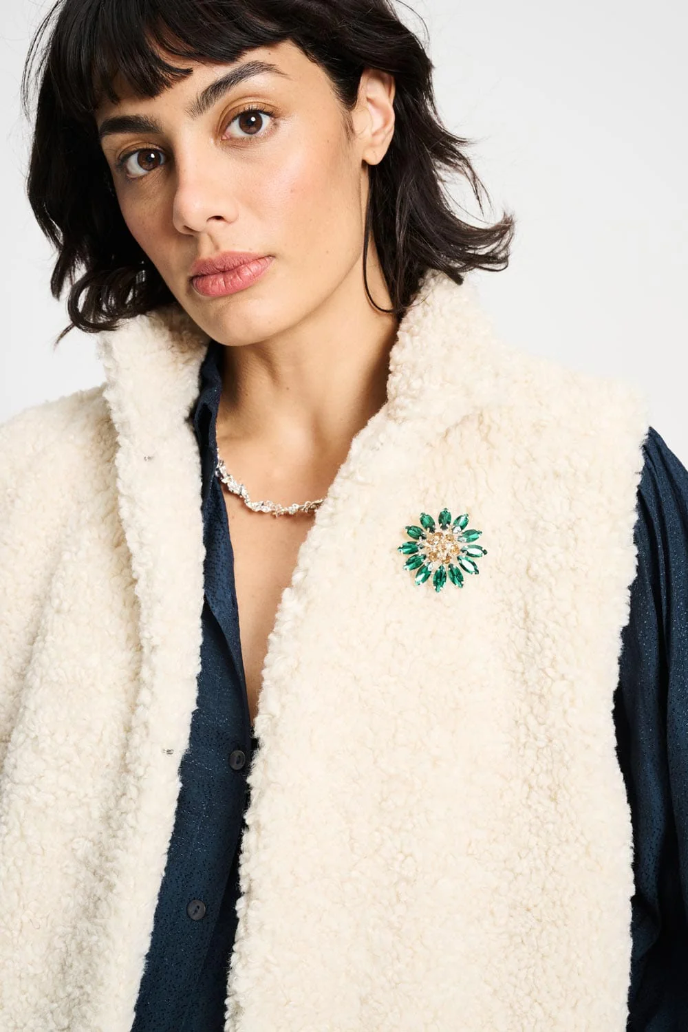 GILET - Teddy Love Ecru - Off white - Afbeelding 2