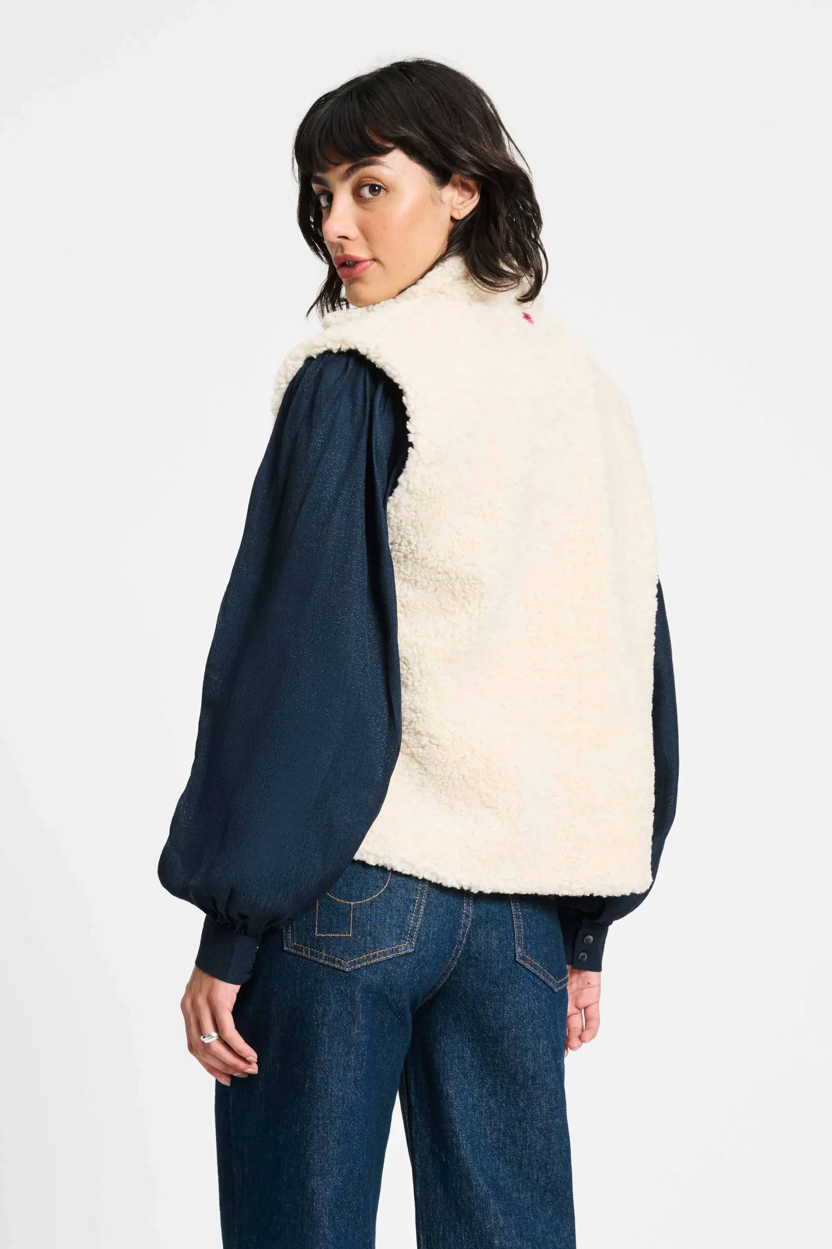 GILET - Teddy Love Ecru - Off white - Afbeelding 3