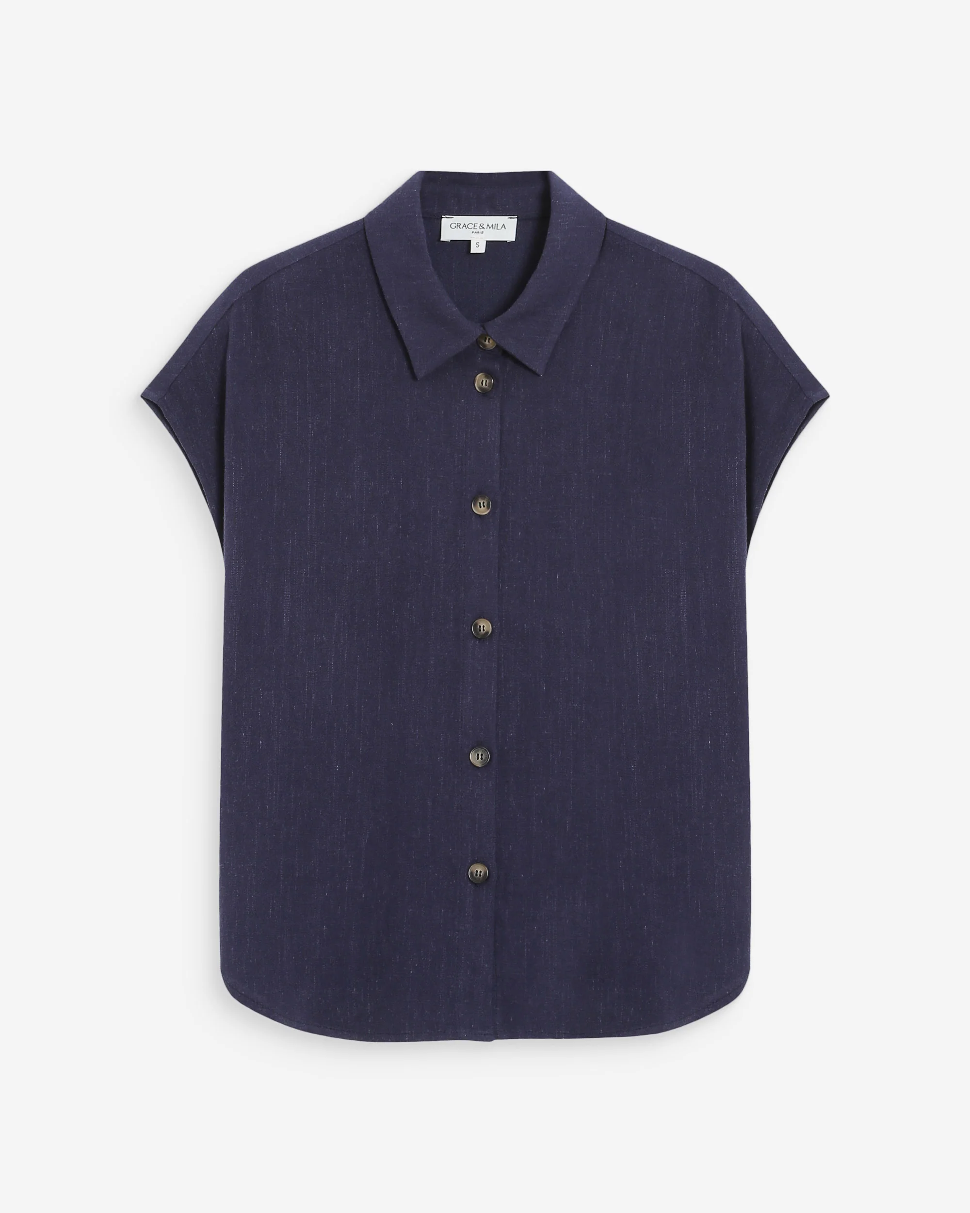 Perez Blouse - Navy - Afbeelding 3