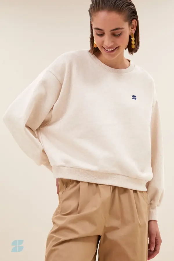 bibi logo sweater - Oyster Melee