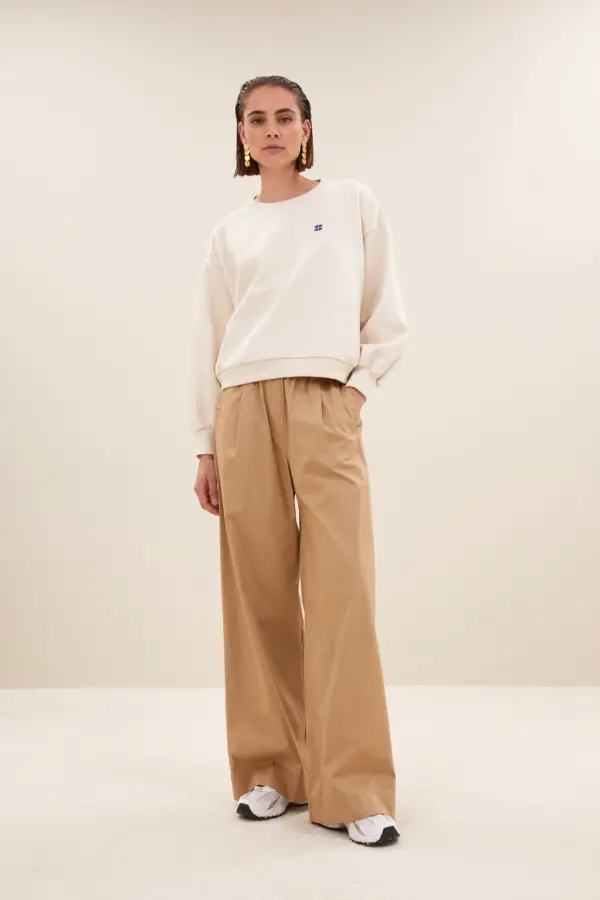 bibi logo sweater - Oyster Melee