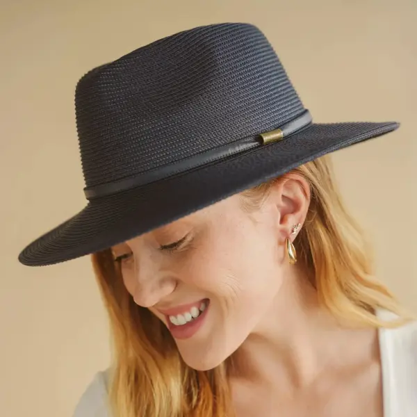 Contour Fedora - Navy