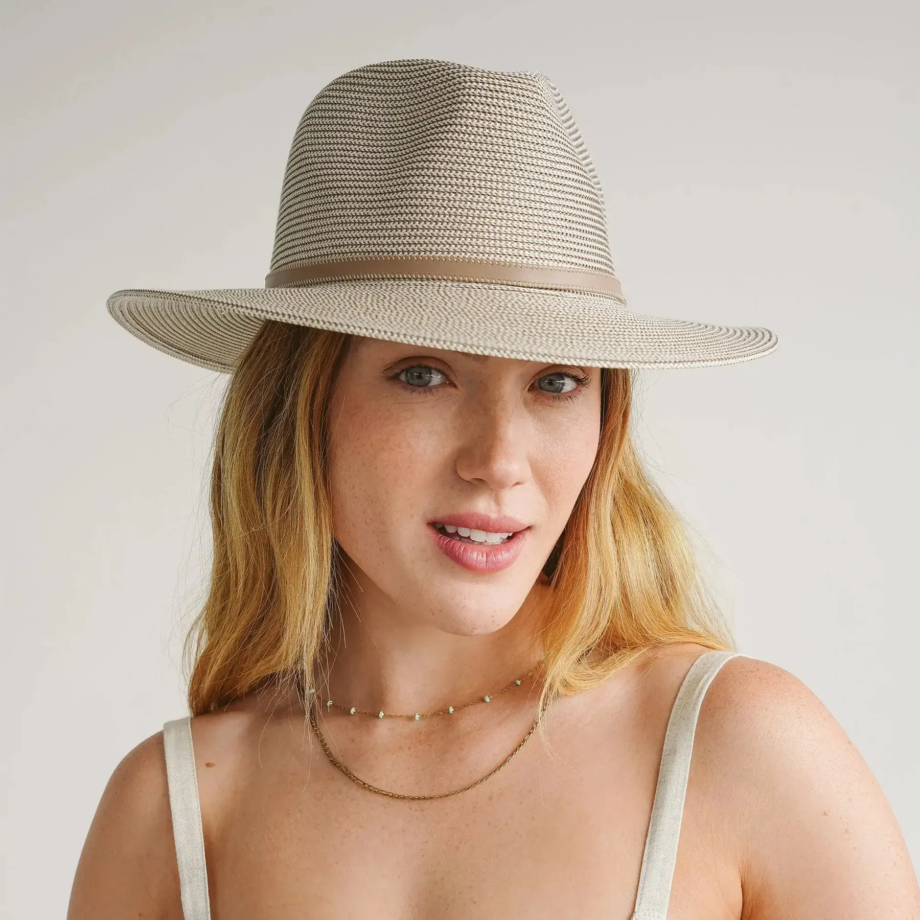 Contour Fedora - Stone