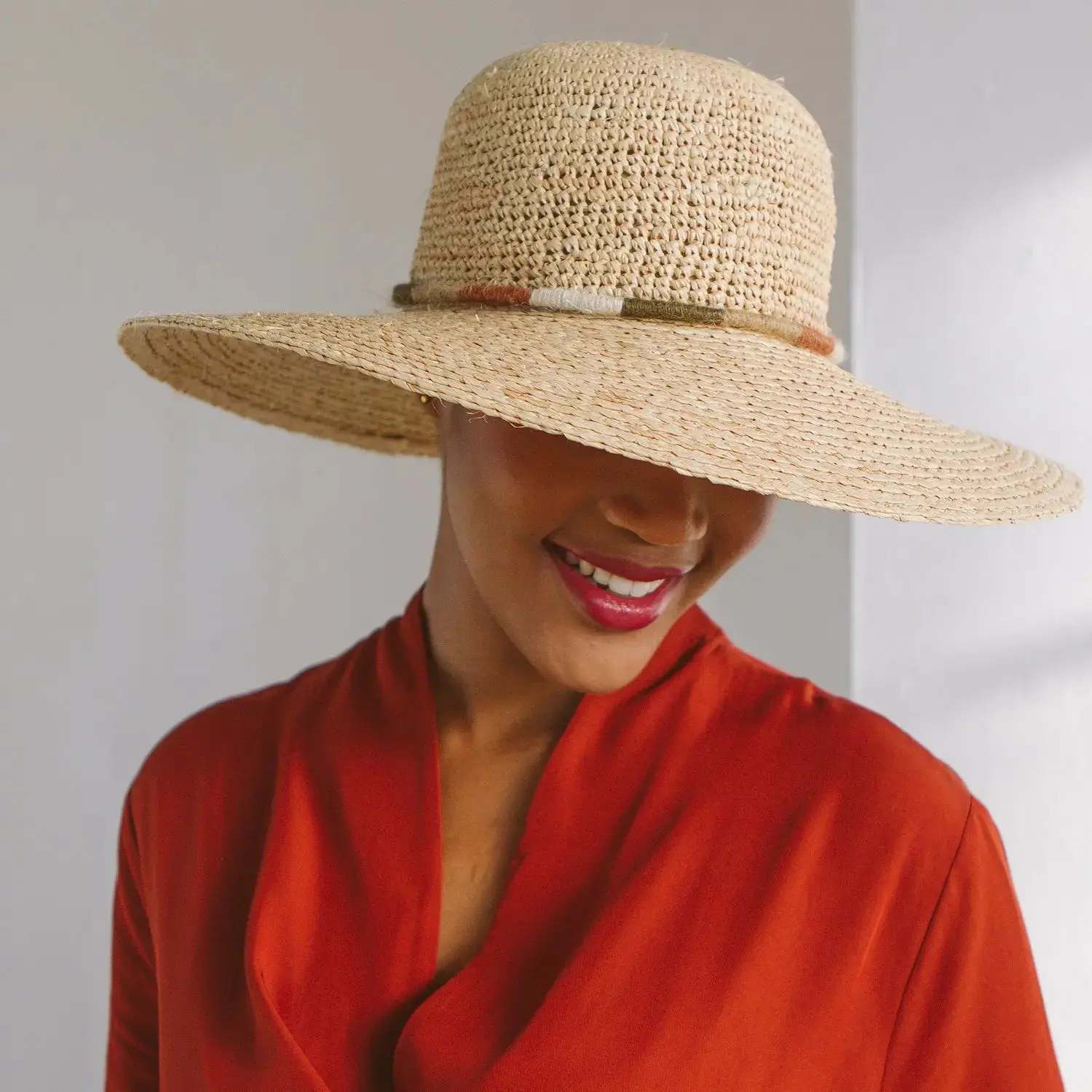 Mia Raffia Capeline - Natural