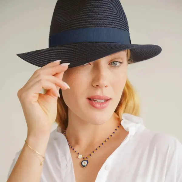 Vista Fedora - Navy