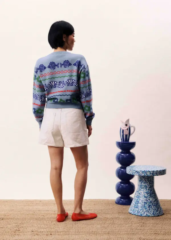 Federica Cardigan - Blauw