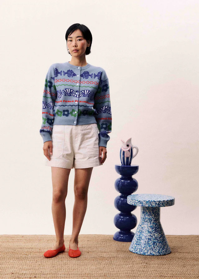Federica Cardigan - Blauw - Afbeelding 4