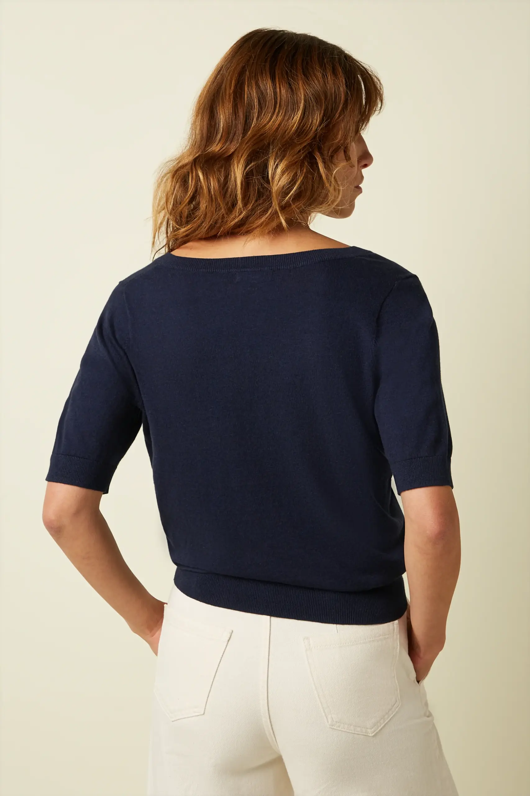 Agnes V Top Cocoon - Midnight - Afbeelding 5