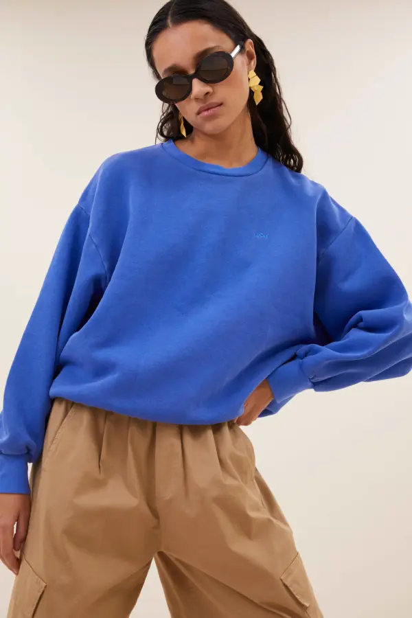 lili lucky sweater - azul blue