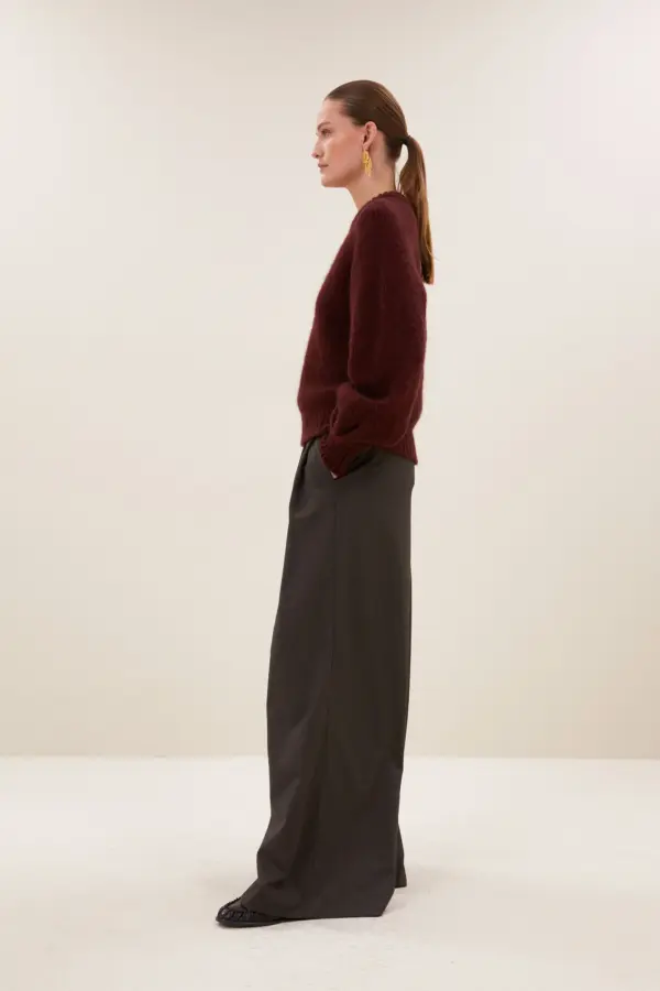 sef pants - dark brown