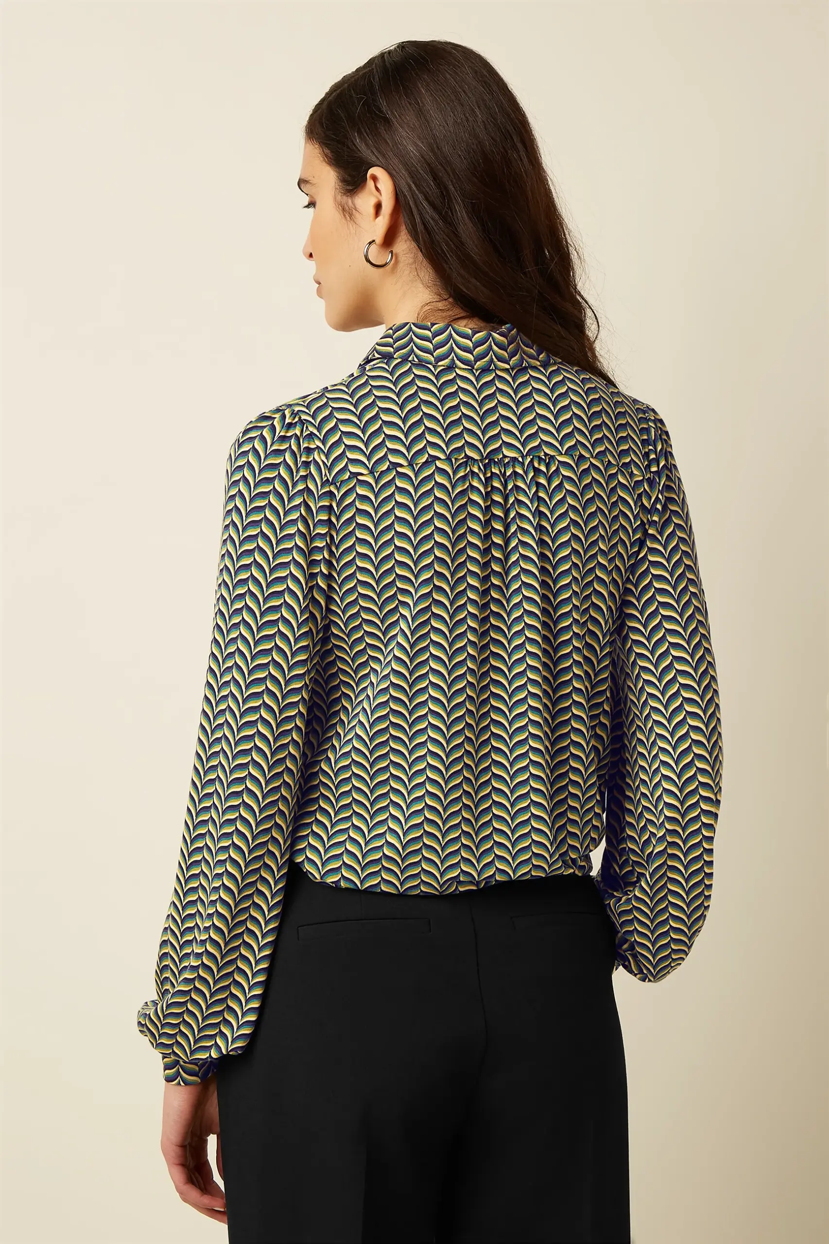 Maisie Blouse Marais - Evening Blue - Afbeelding 2