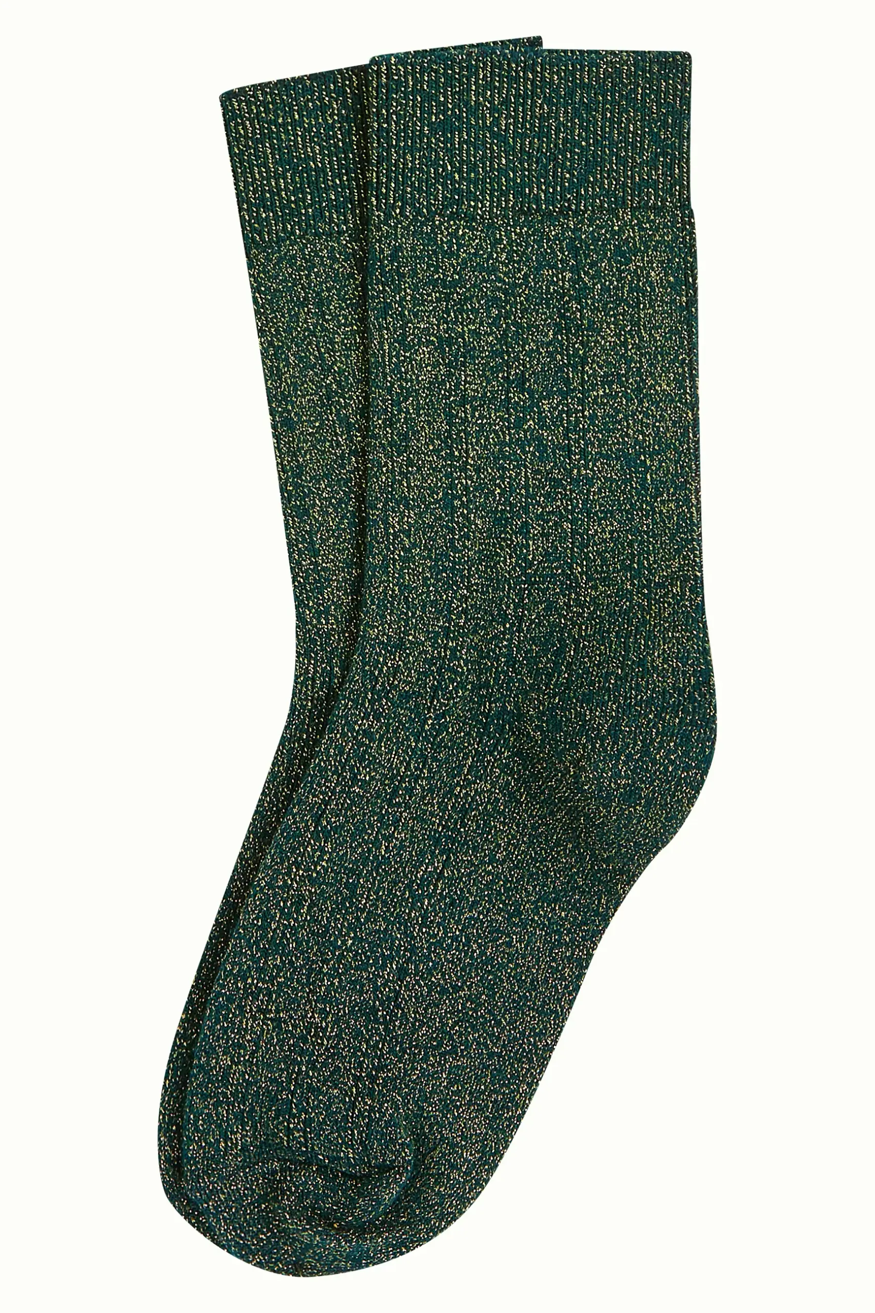 Socks Glitter - pine green