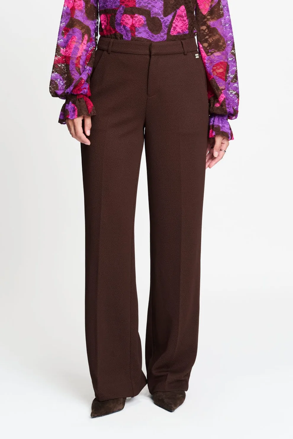 PANTS - Lara Chocolate Brown - Bruin