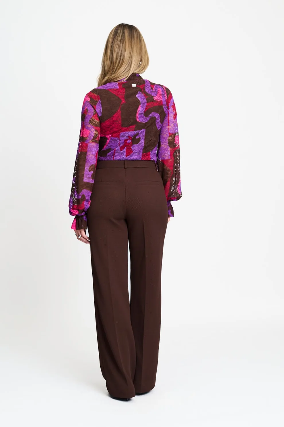 PANTS - Lara Chocolate Brown - Bruin - Afbeelding 3