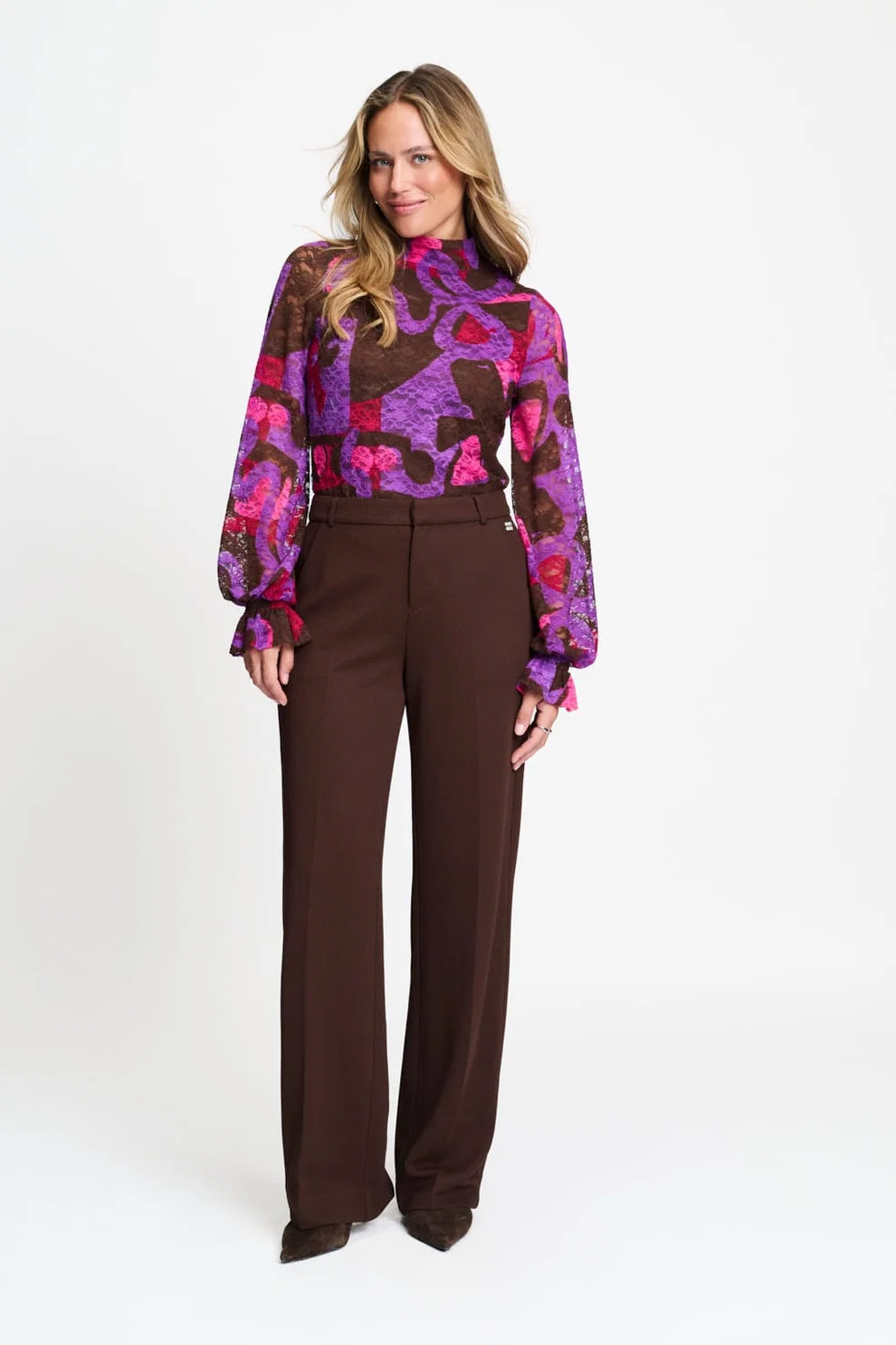PANTS - Lara Chocolate Brown - Bruin - Afbeelding 6