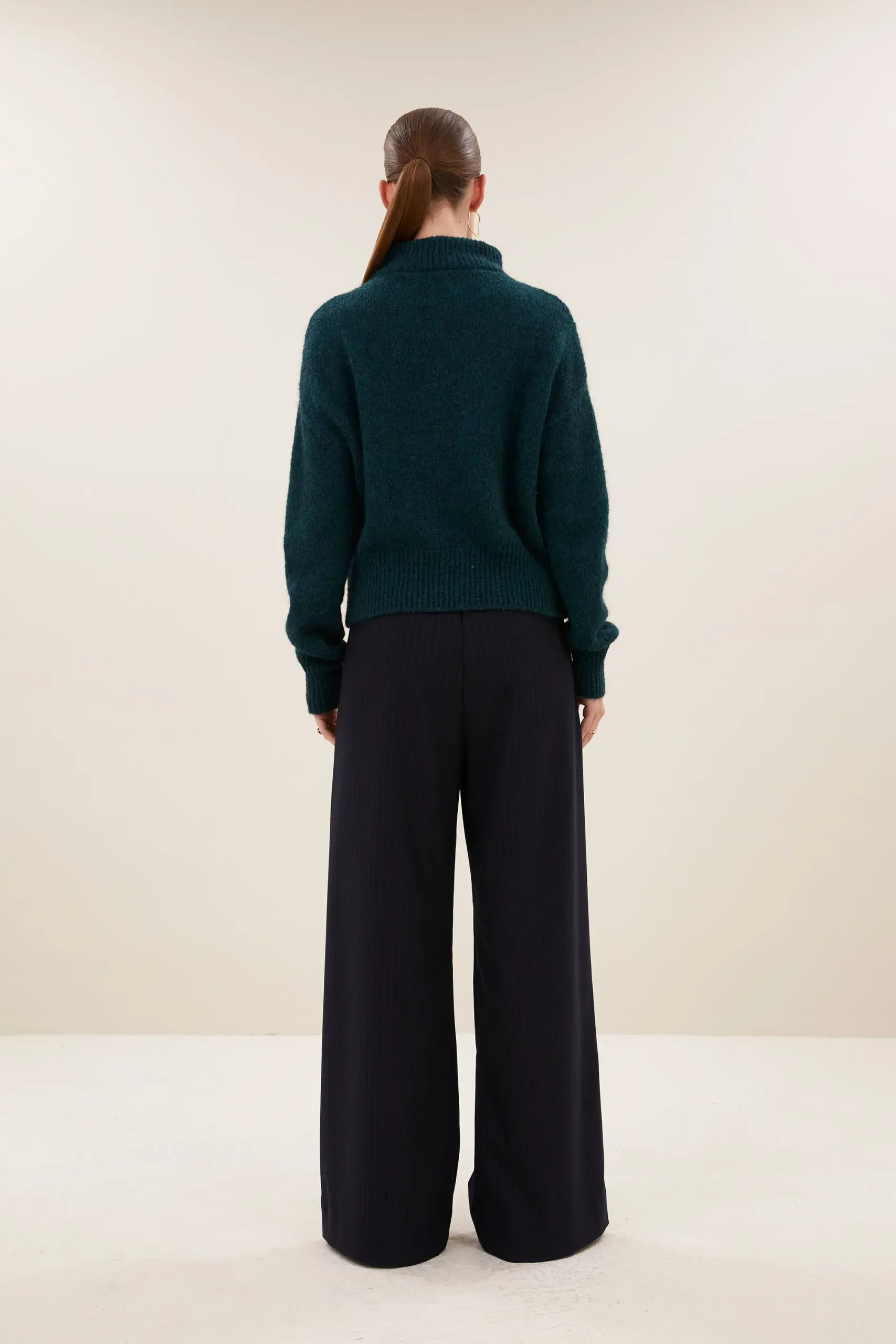 boxy beau pullover - Donkergroen - Afbeelding 4