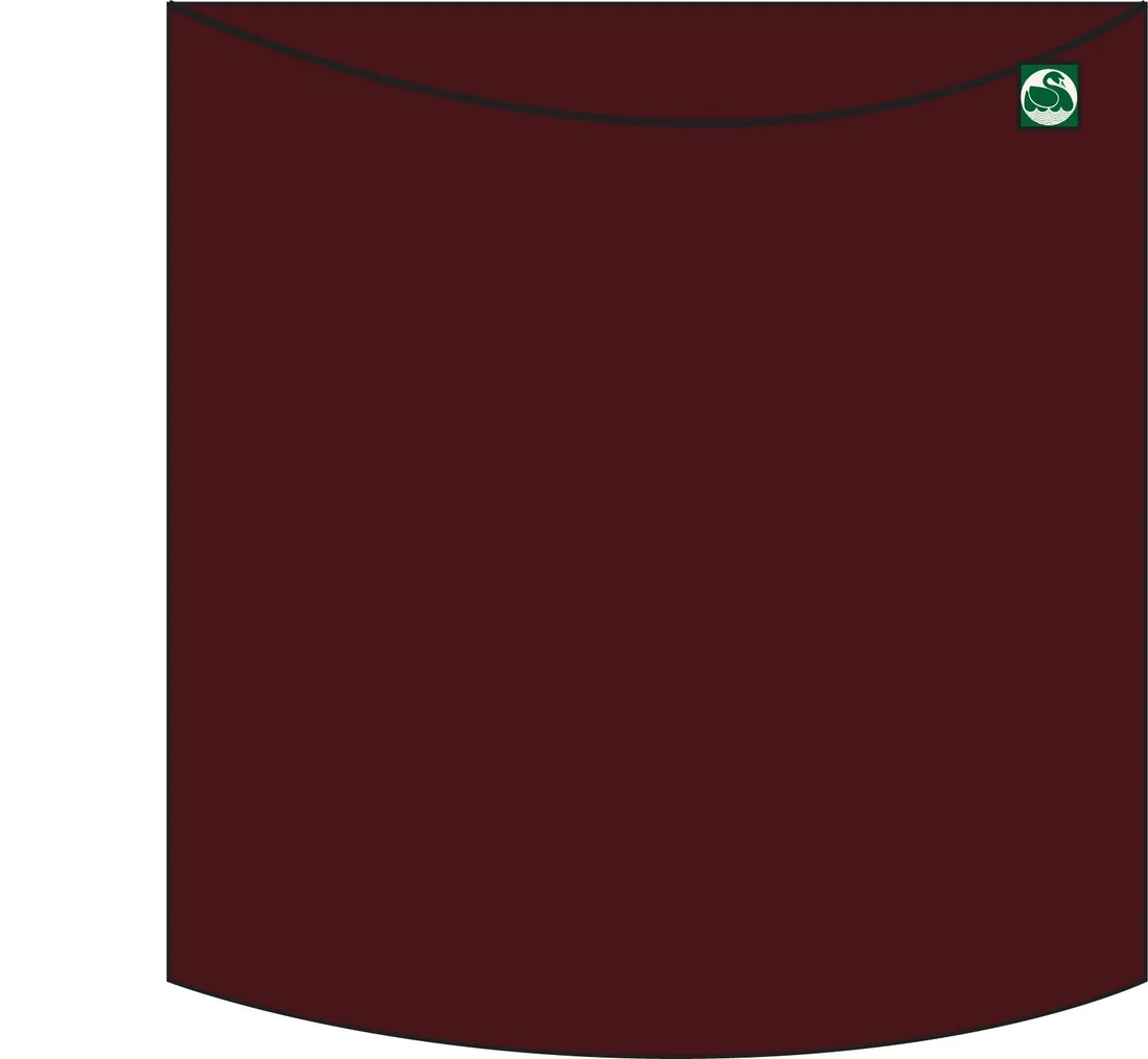 Danebest Friend Merino Wool Neckwarmer - bordeaux - Afbeelding 2