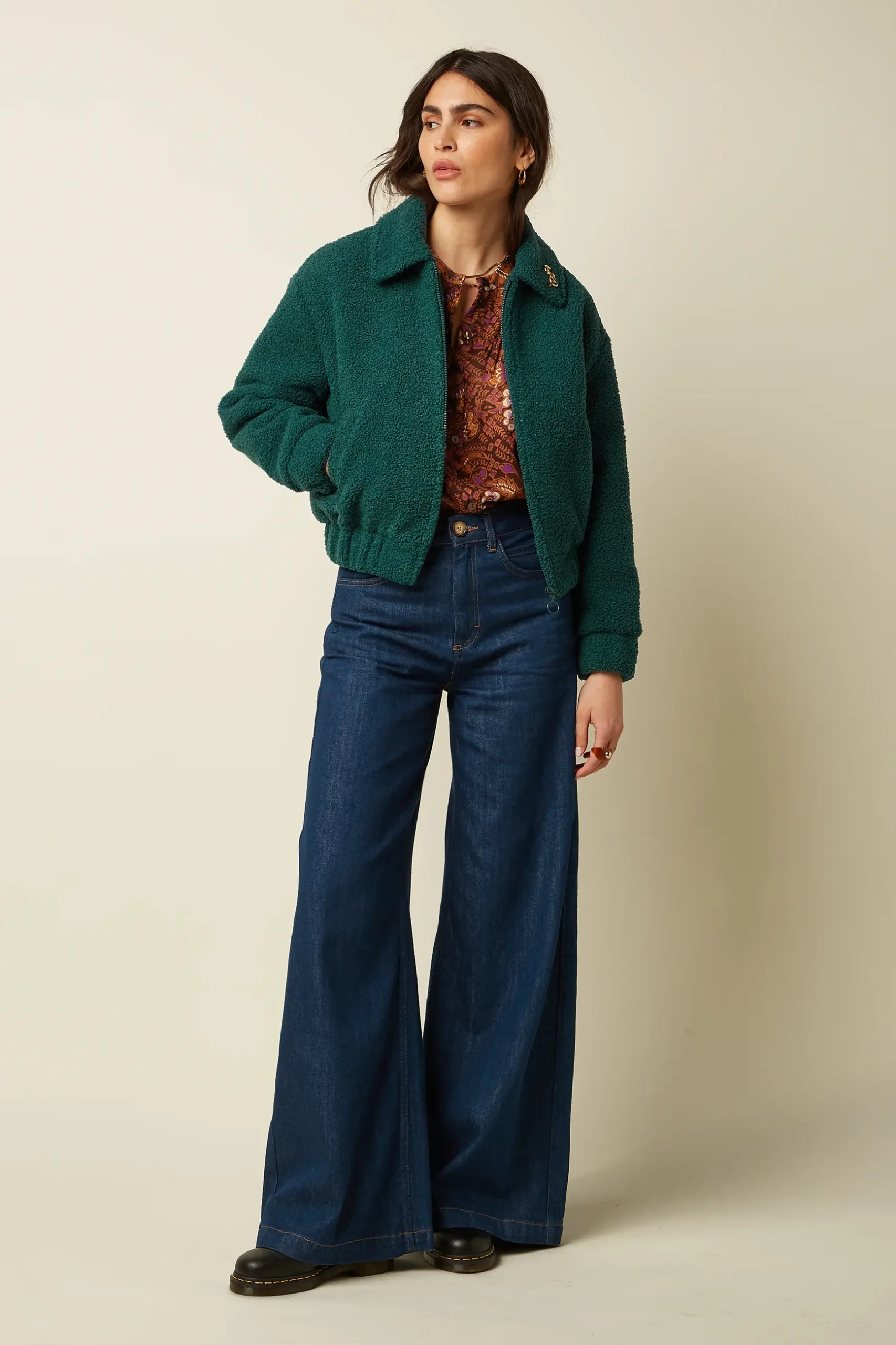 Fay Jacket Dexter Teddy - Dragonfly green - Afbeelding 3
