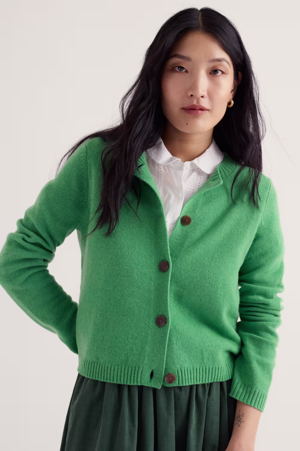 Tern Tide Cardigan - Peapod Green
