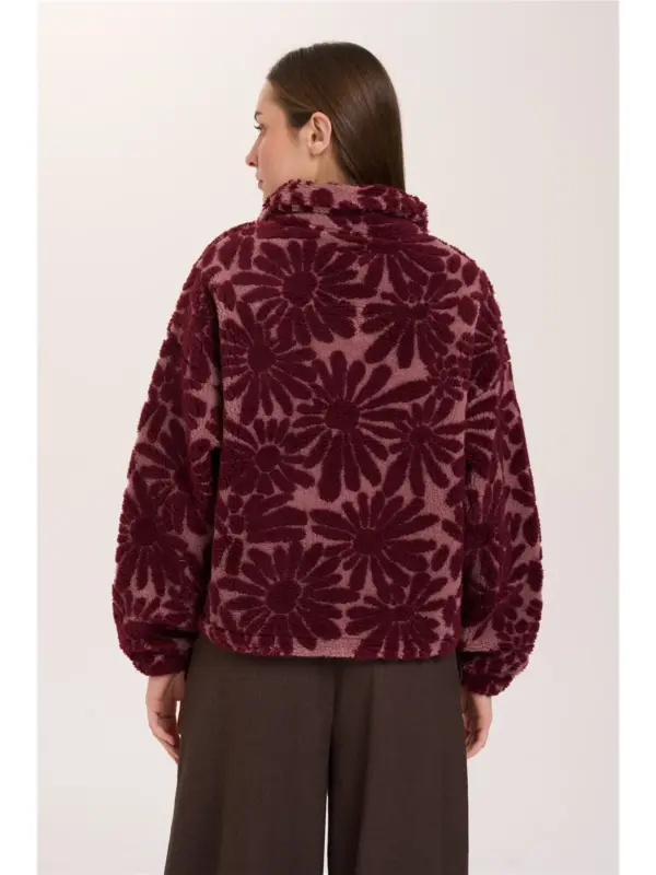 Sweatshirt - bordeaux rood