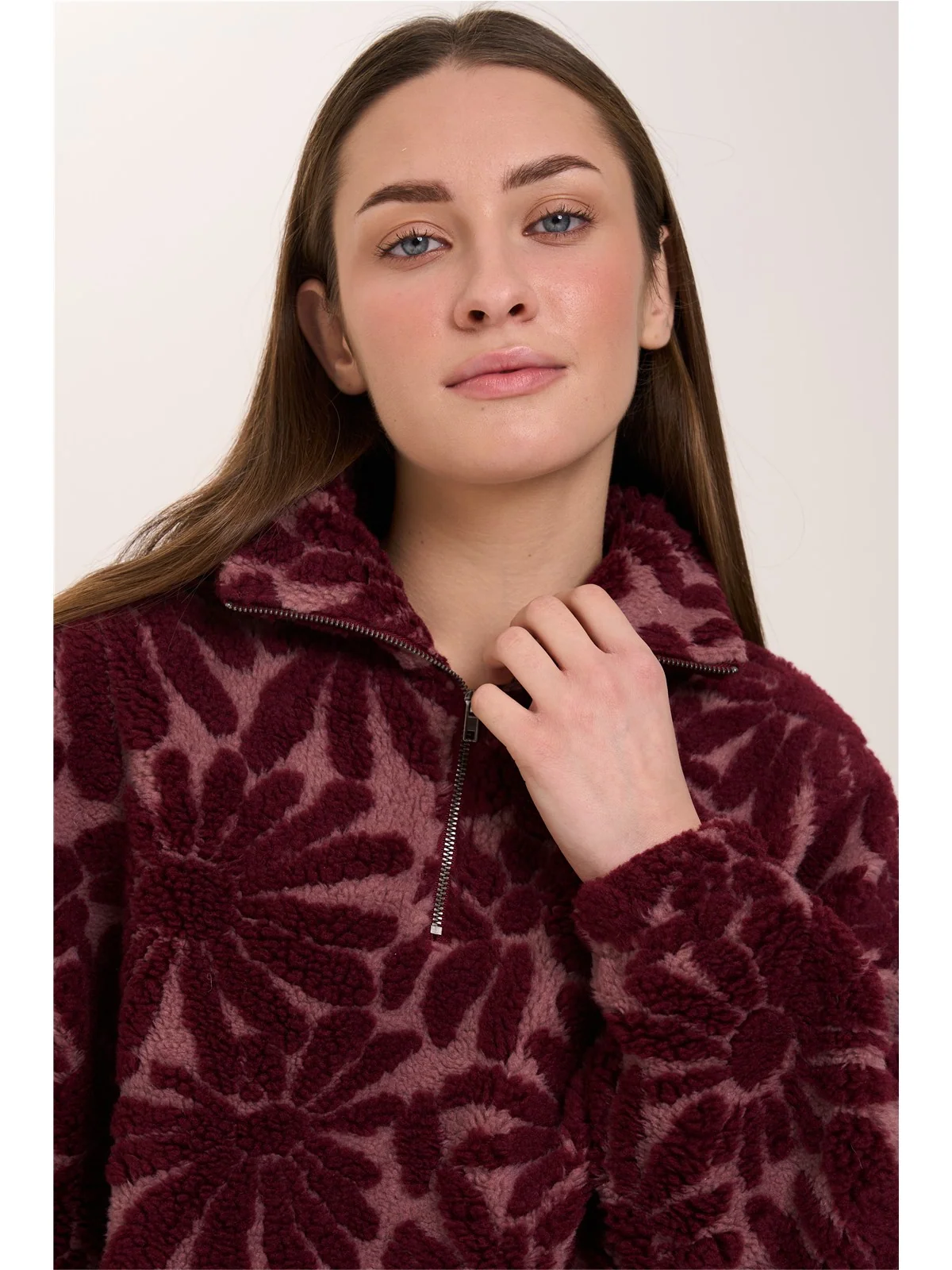 Sweatshirt - bordeaux rood - Afbeelding 3