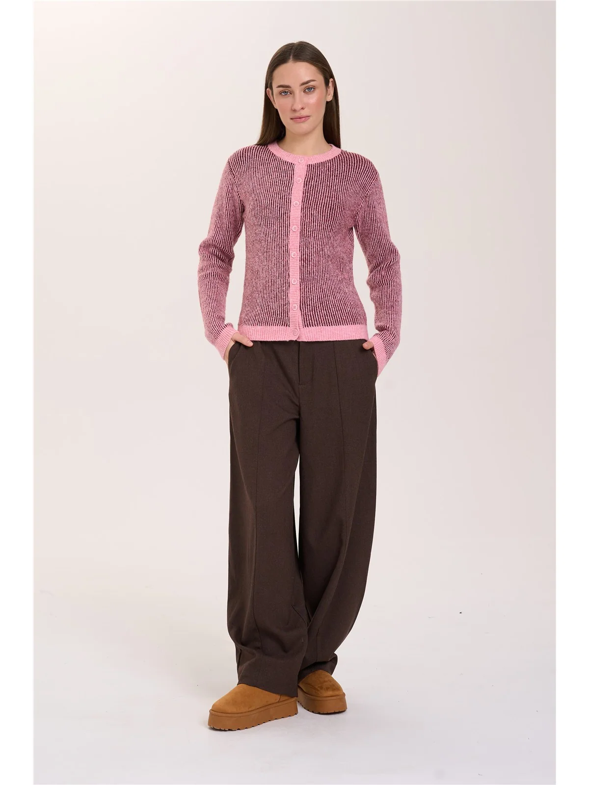 Cardigan - Rose - Afbeelding 4