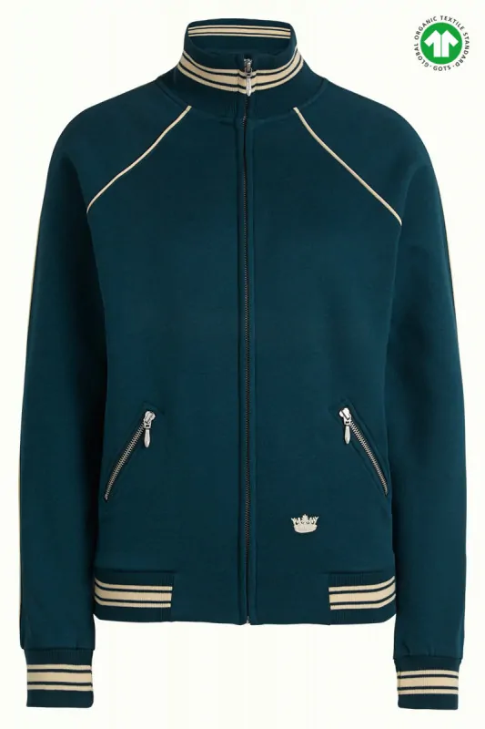 Jacket Raglan Heavy Sweat - petrol - Afbeelding 5