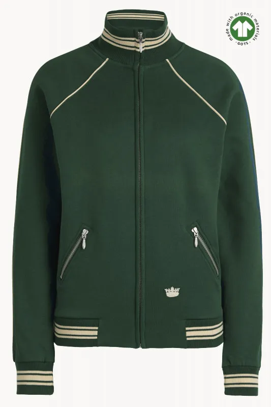 Jacket Raglan Heavy Sweat - forest green - Afbeelding 5