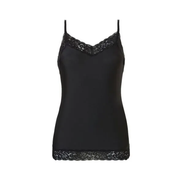 Ten Cate Spaghetti Top Lace - Zwart