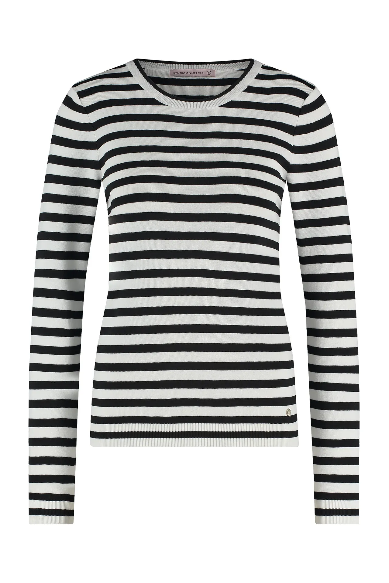 Luna stripe pullover - Off white - Afbeelding 2