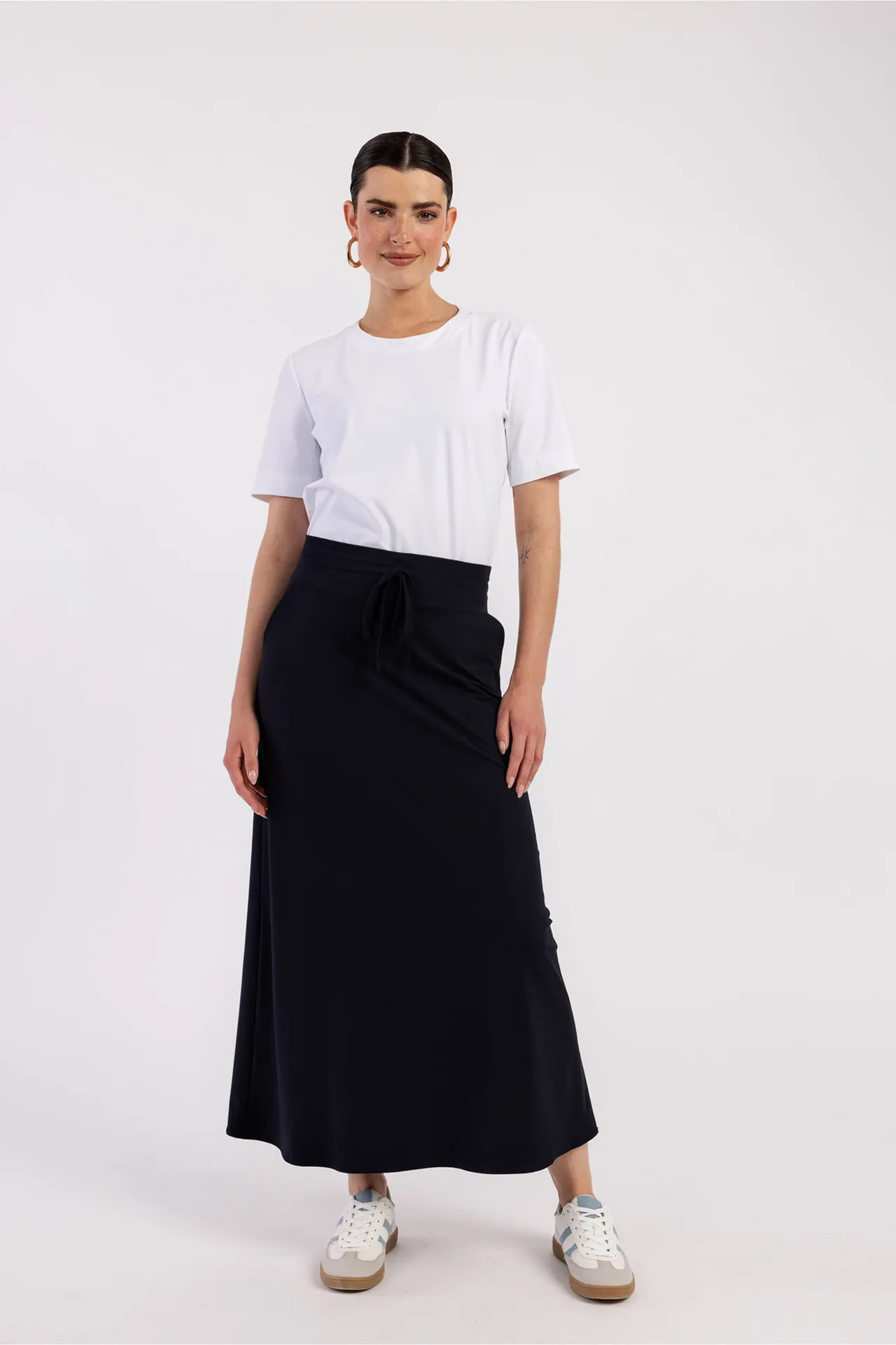 Chloe maxi rok - Blauw