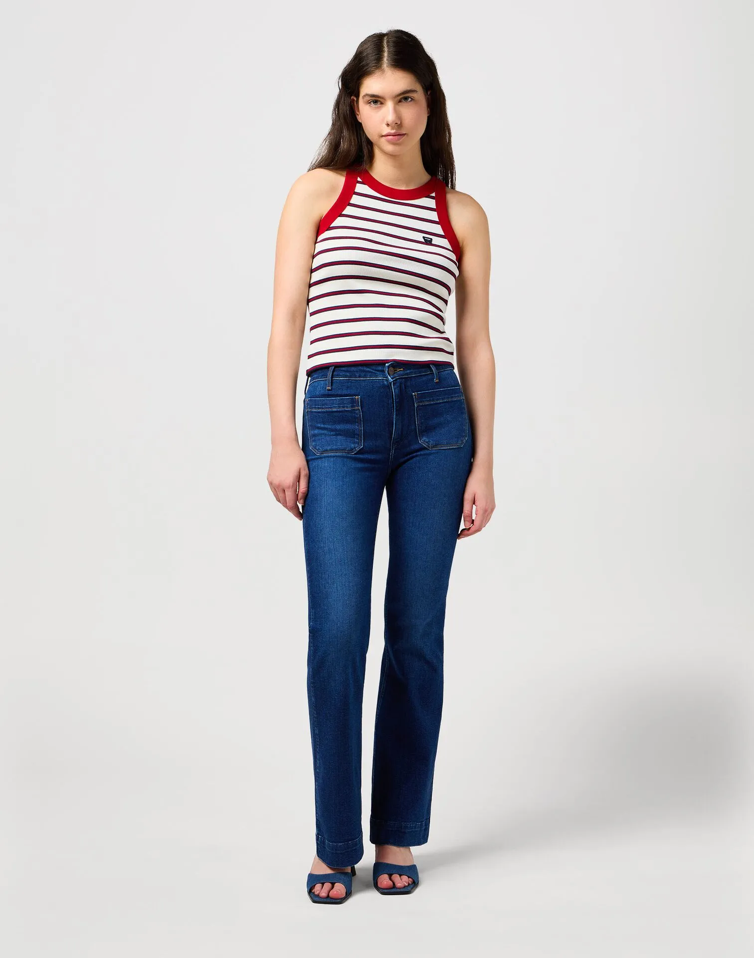 Flare - donker denim - Afbeelding 3