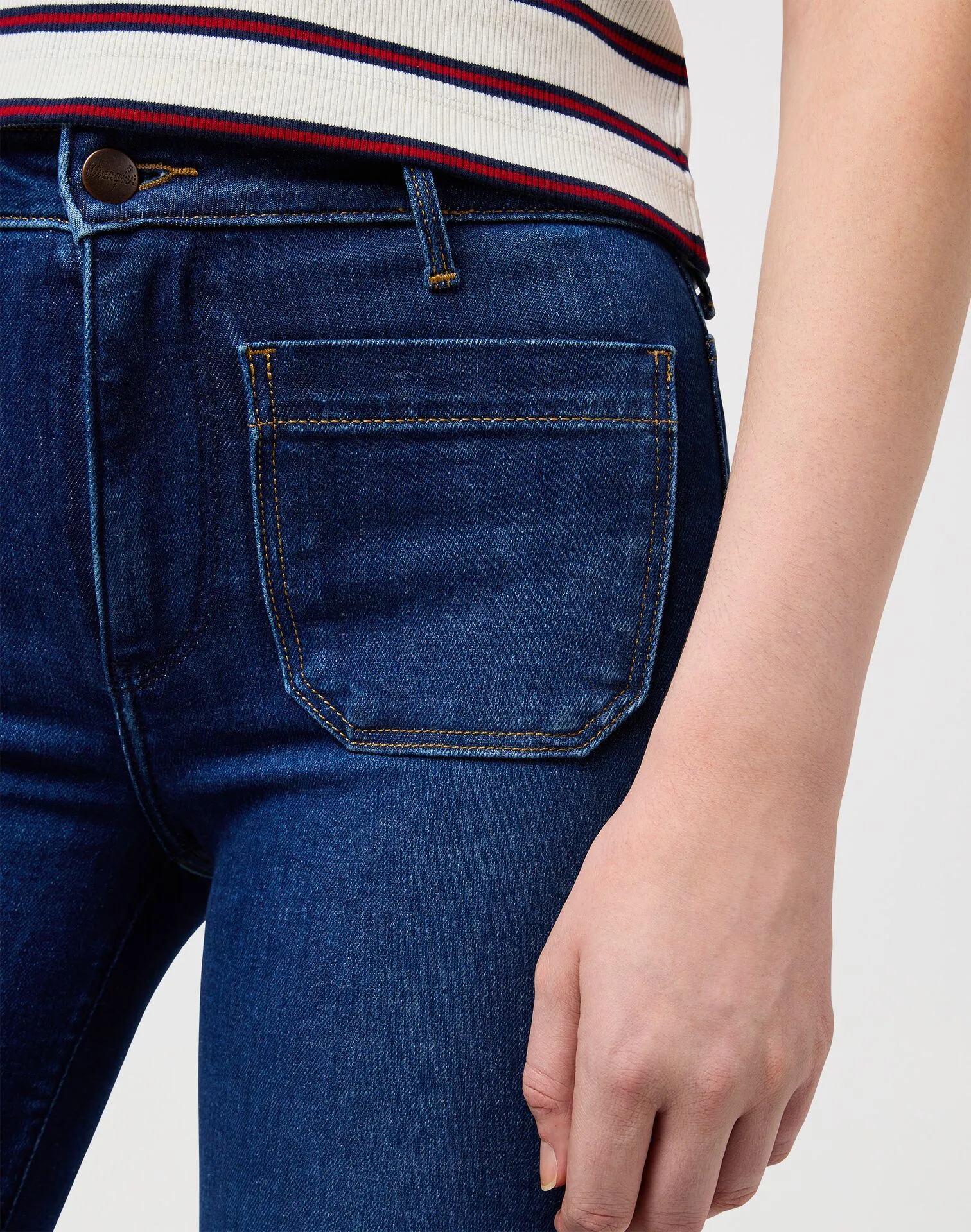 Flare - donker denim - Afbeelding 4