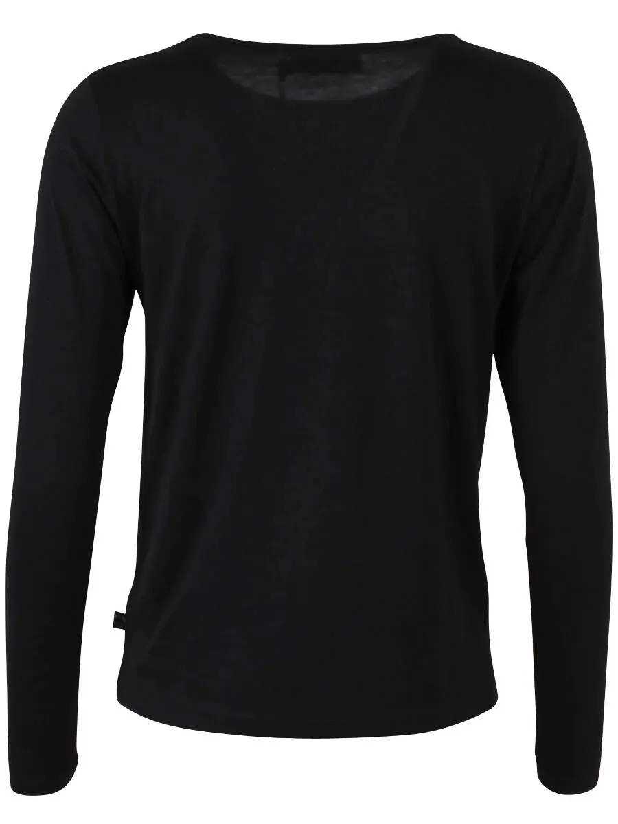 Danejubii LS Modal Tee - Zwart - Afbeelding 3