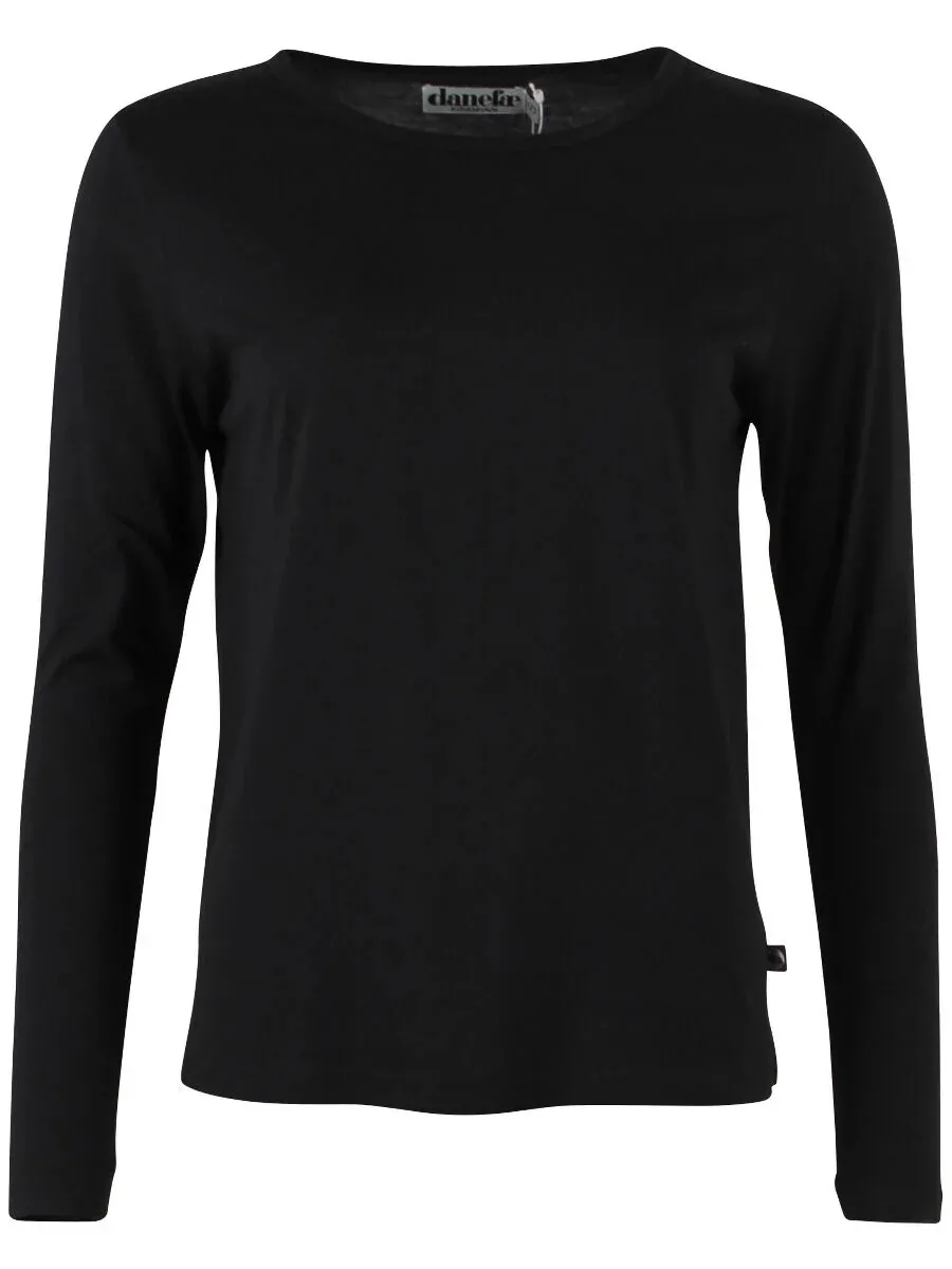 Danejubii LS Modal Tee - Zwart - Afbeelding 5