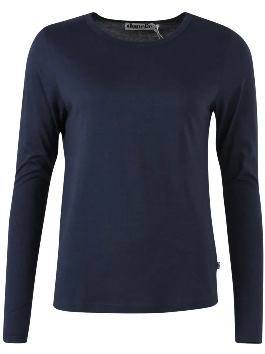 Danejubii LS Modal Tee - Navy - Afbeelding 6