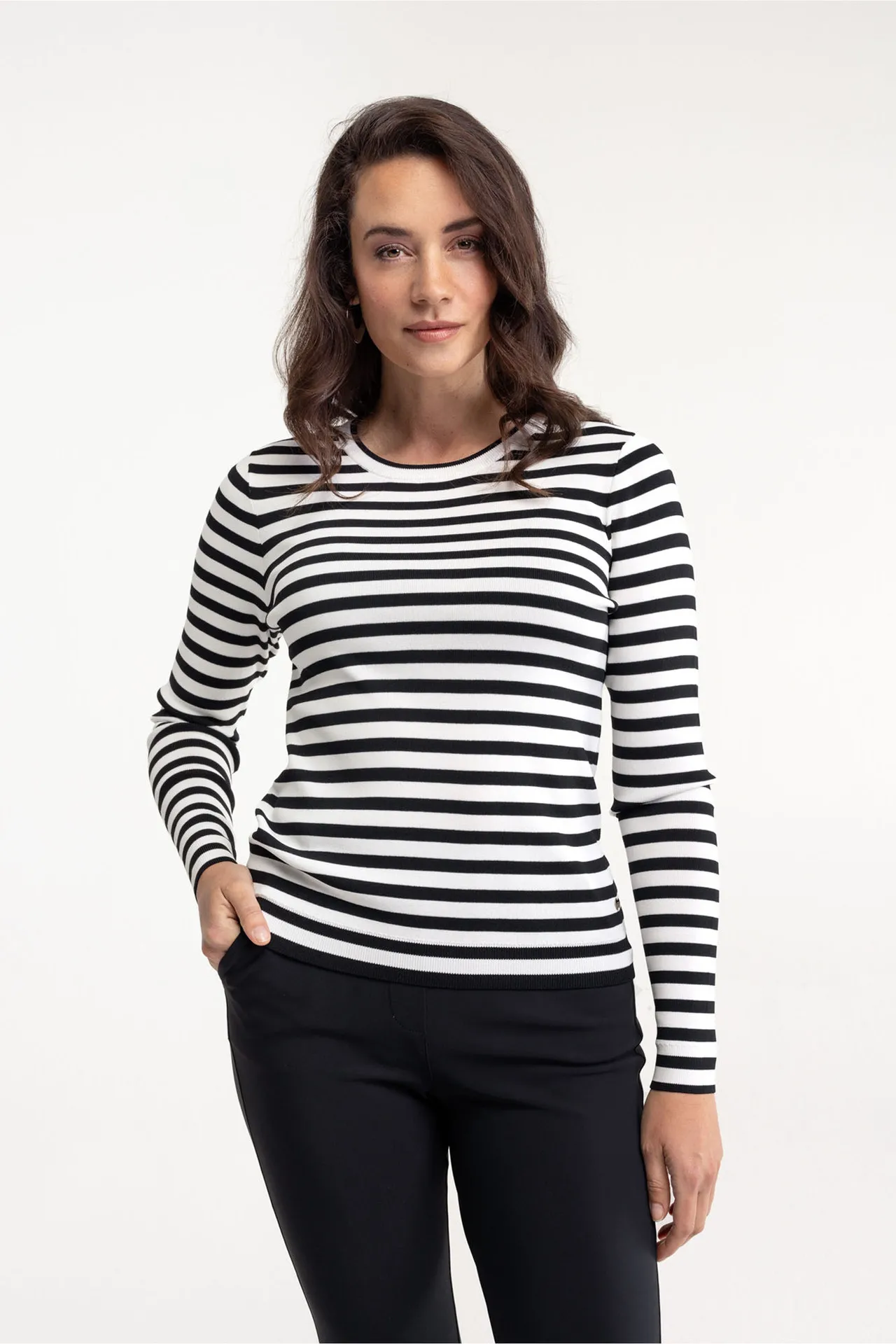 Luna stripe pullover - Blauw