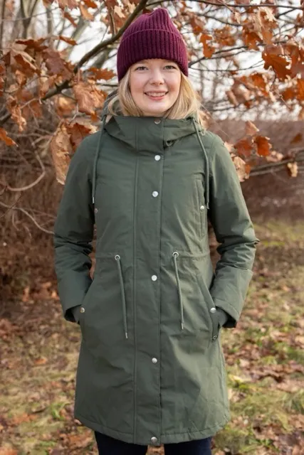 Danenora Winter Parka - Army green - Afbeelding 2