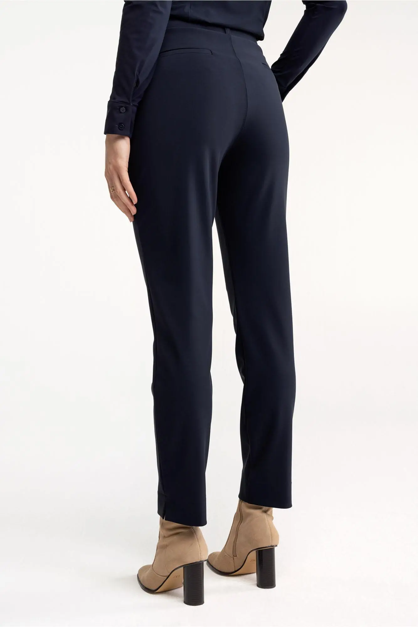 Anne bonded trousers - Blauw - Afbeelding 2
