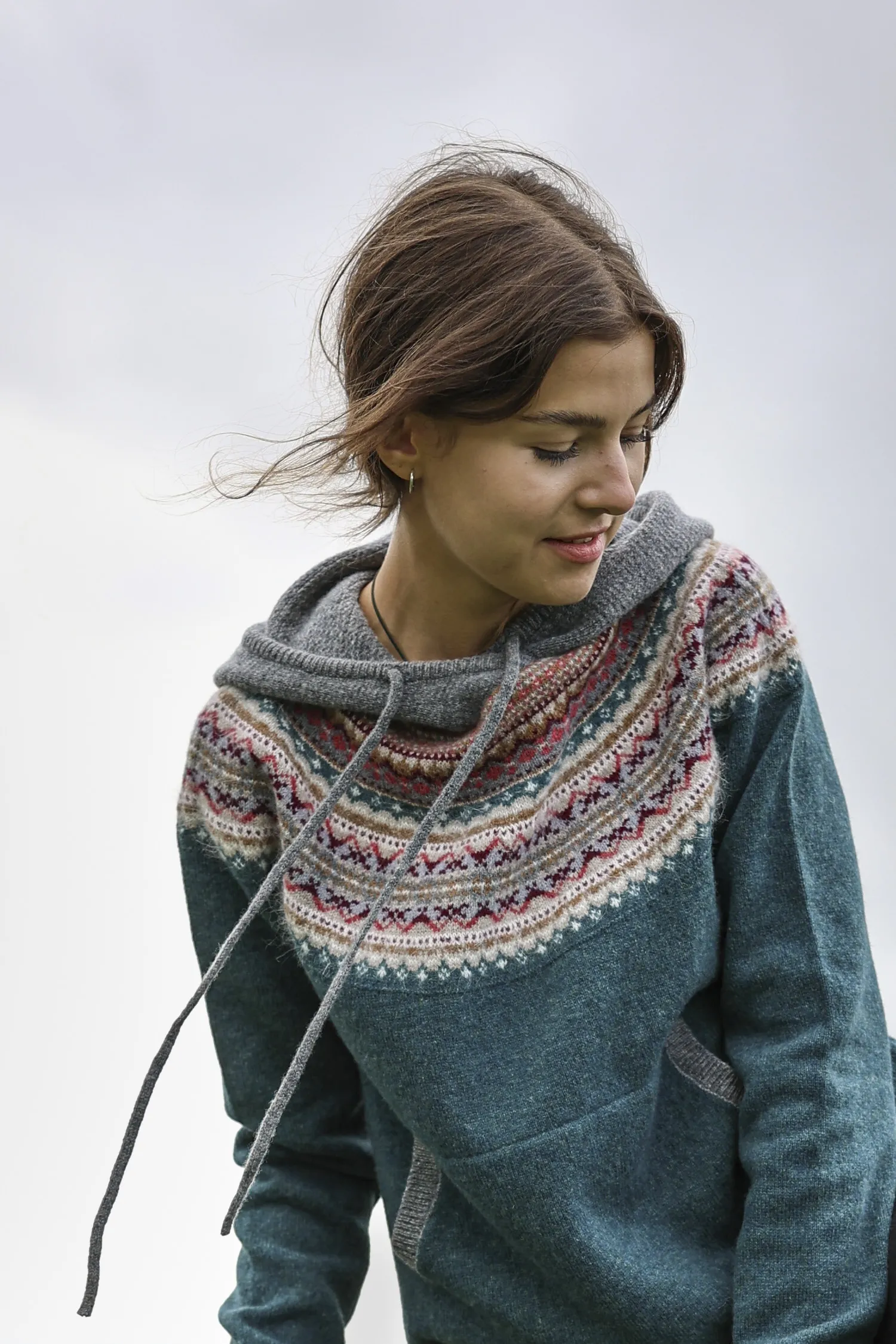 Alpine Hoody Sweater - No Pockets - Groen