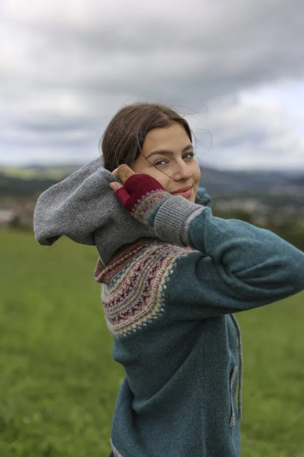 Alpine Hoody Sweater - No Pockets - Groen