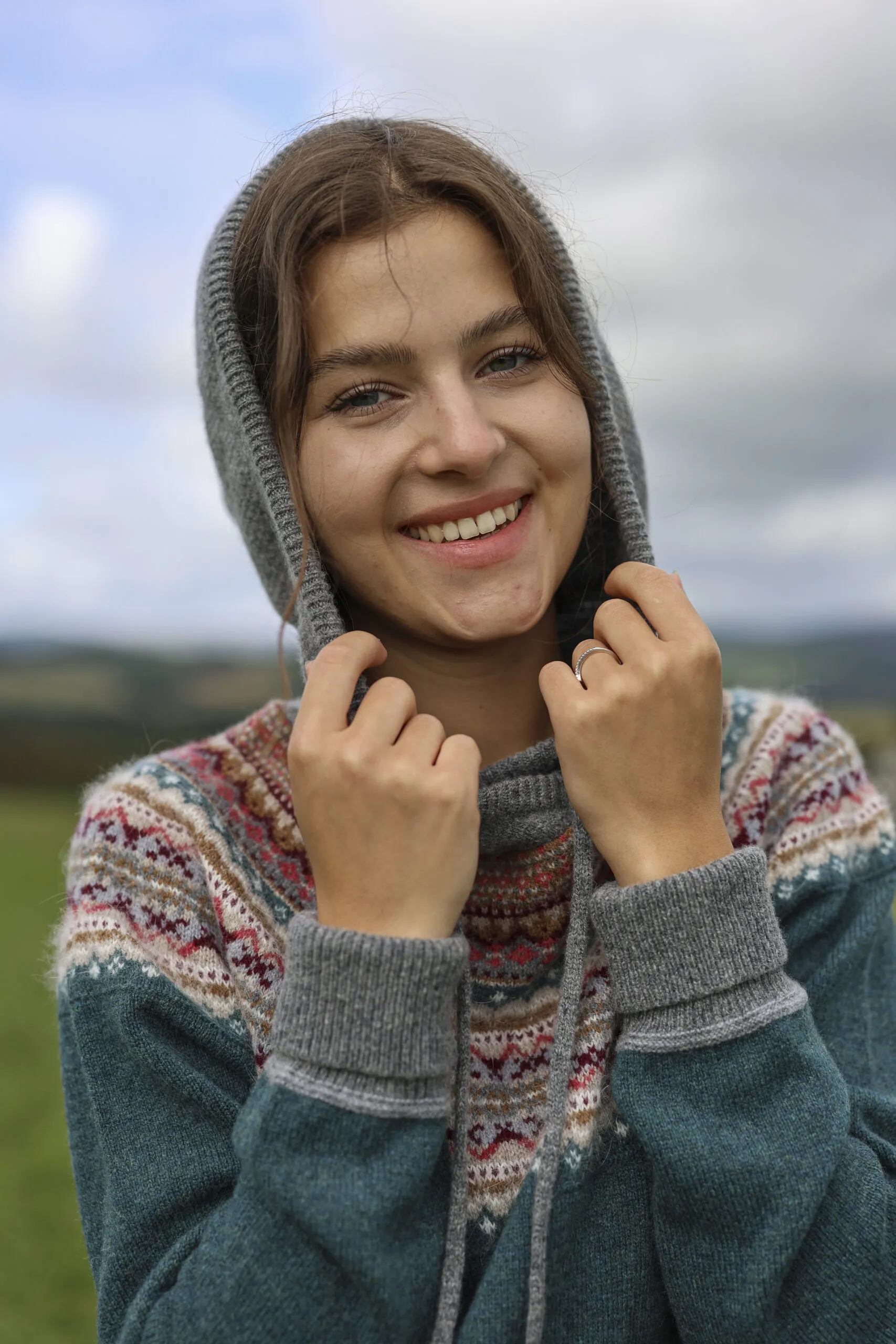 Alpine Hoody Sweater - No Pockets - Groen - Afbeelding 4