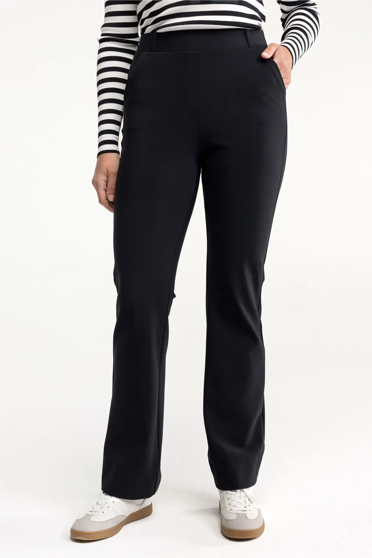 Flair bonded trousers - Zwart - Afbeelding 2