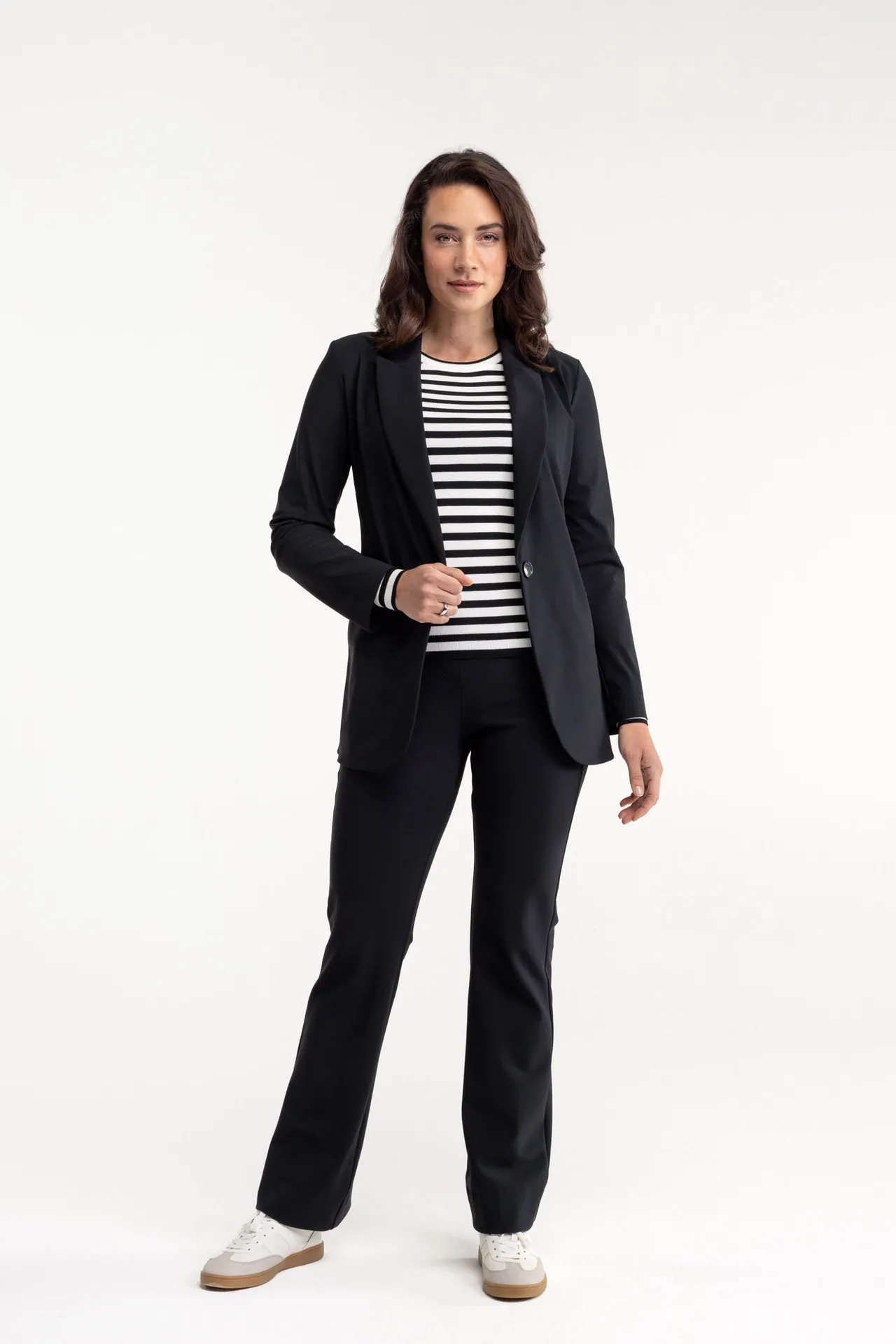 Flair bonded trousers - Zwart