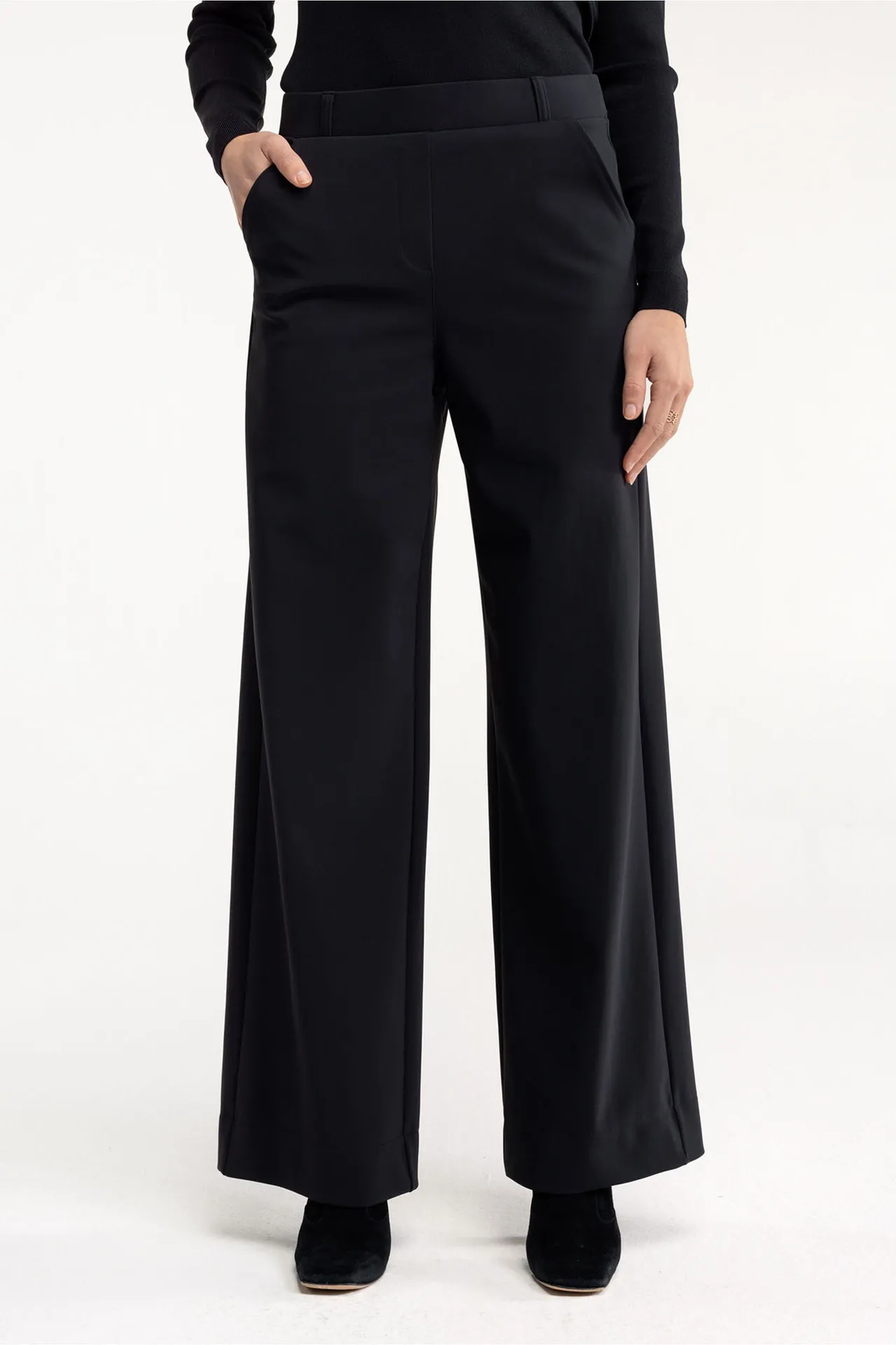 Lexie bonded trousers - Zwart - Afbeelding 2