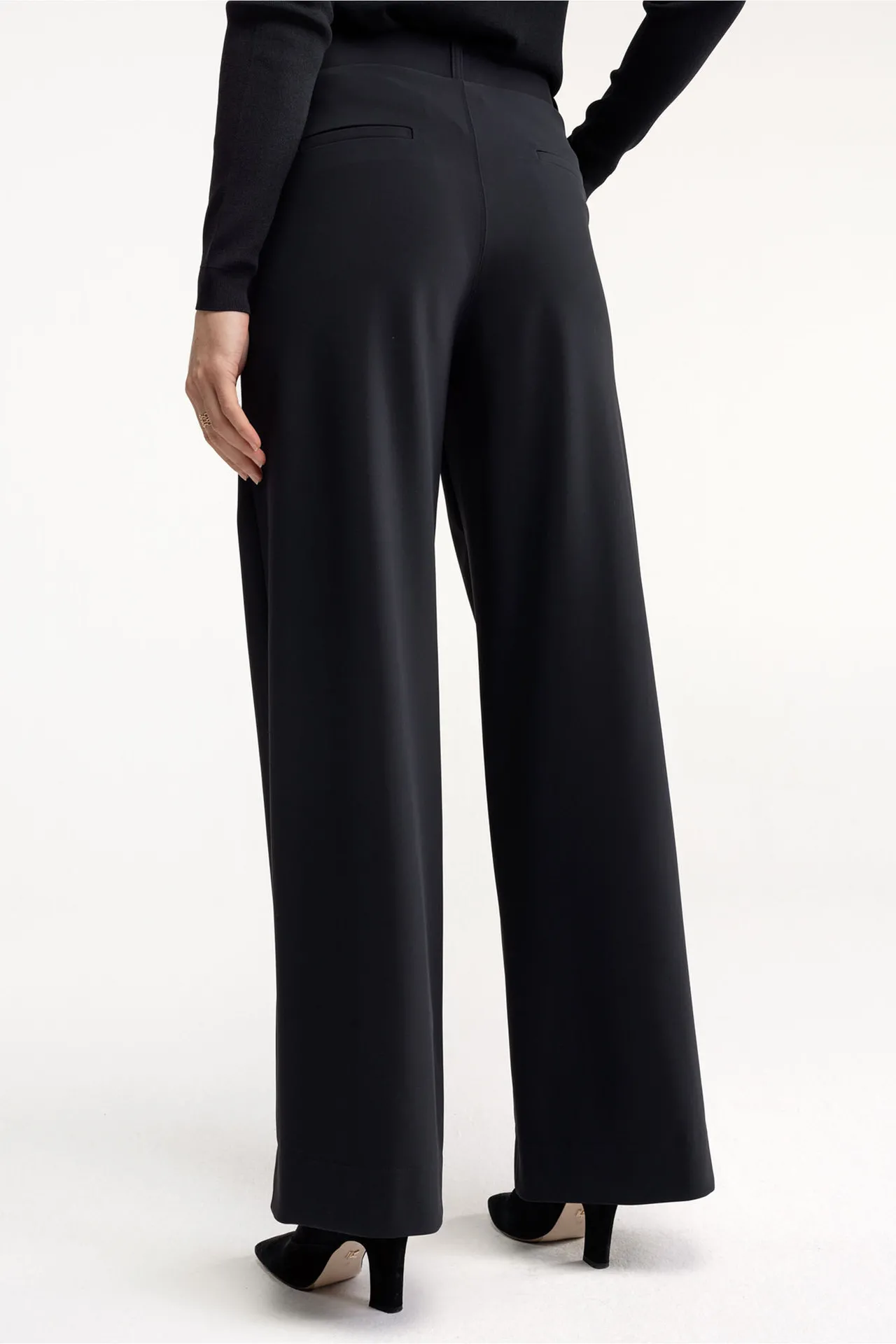 Lexie bonded trousers - Zwart - Afbeelding 3