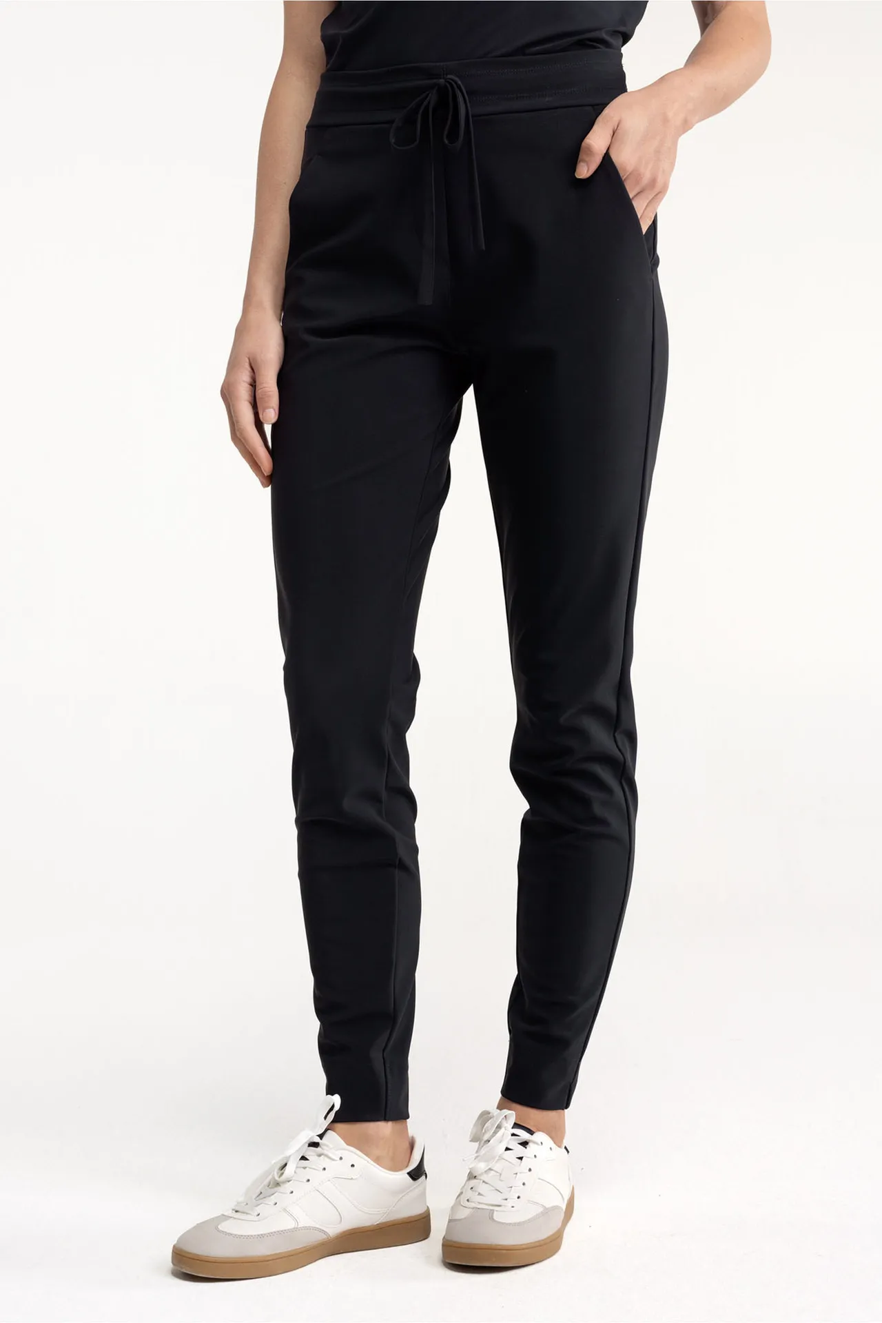 Downstairs bonded trousers - Zwart - Afbeelding 2