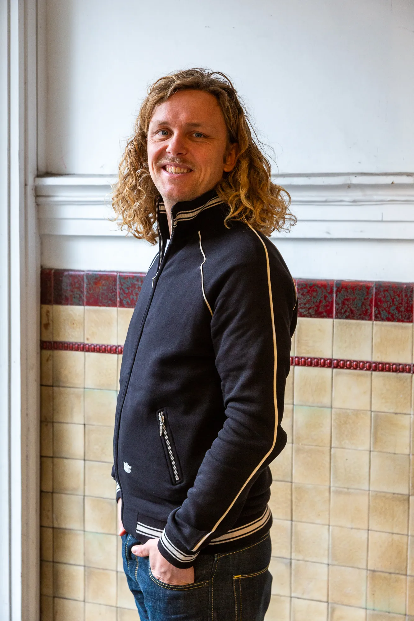 Jacket Raglan Heavy Sweat - Zwart - Afbeelding 2