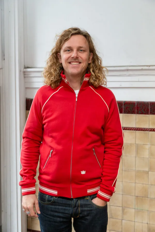 Jacket Raglan Heavy Sweat - Rood